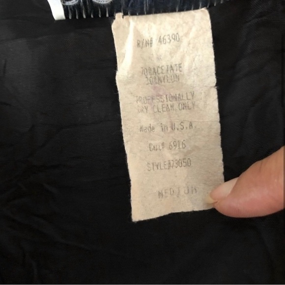 Vintage Roberta open Jacket  red velvet - Picture 5 of 12